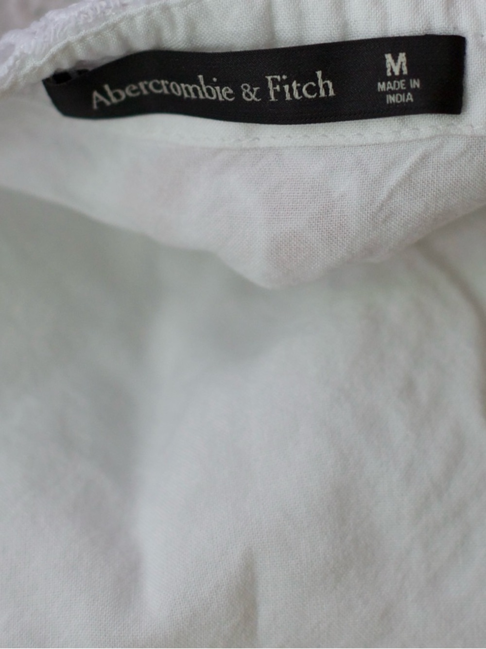 Abercrombie & Fitch White Lace Cropped Camisole M - Picture 6 of 6